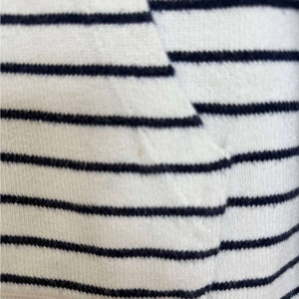 Vineyard Vines Dreamcloth Women’s Striped Quarter-Zip Pullover with Flag Patch. - Picture 13 of 13